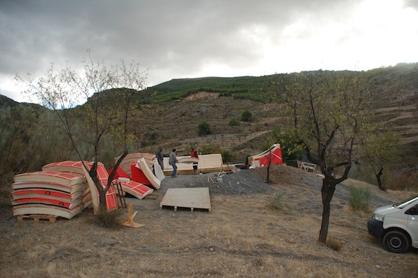 Cabañas de madera en Xilacurve 1918